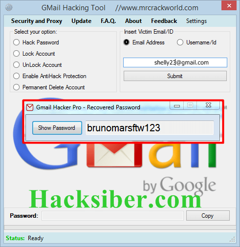cracking gmail password online free